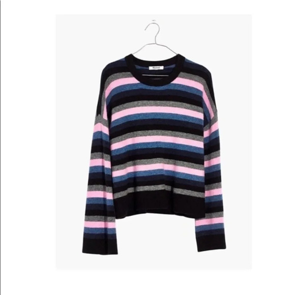 Madewell Cardiff Striped Crewneck Sweater S new - Picture 7 of 9